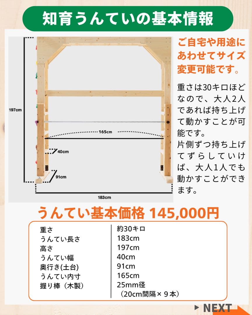 うんてい　雲梯　室内遊具　ボルダリング　鉄棒　模倣品注意