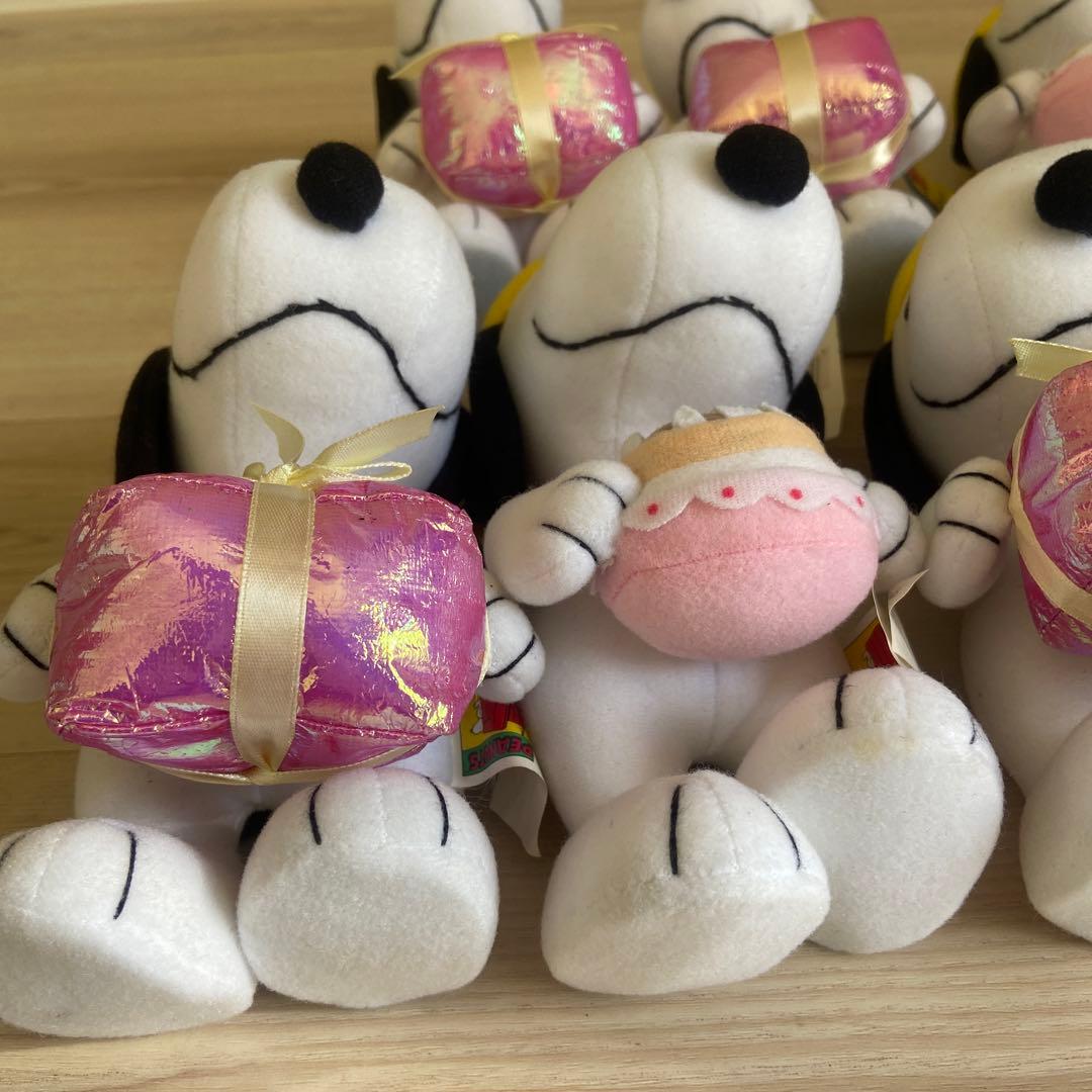 スヌーピー ぬいぐるみ　まとめ売り　平成レトロ　当時物　レア　お祝い　バースデー