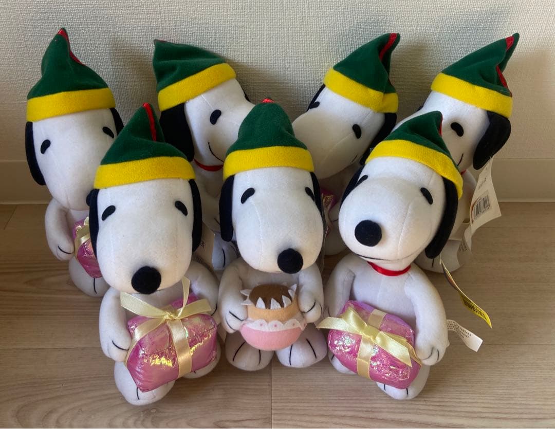 スヌーピー ぬいぐるみ　まとめ売り　平成レトロ　当時物　レア　お祝い　バースデー