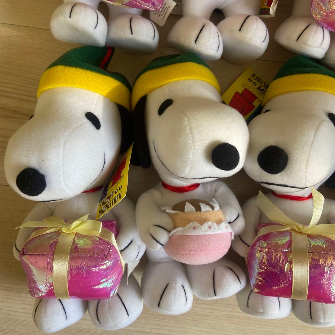スヌーピー ぬいぐるみ　まとめ売り　平成レトロ　当時物　レア　お祝い　バースデー