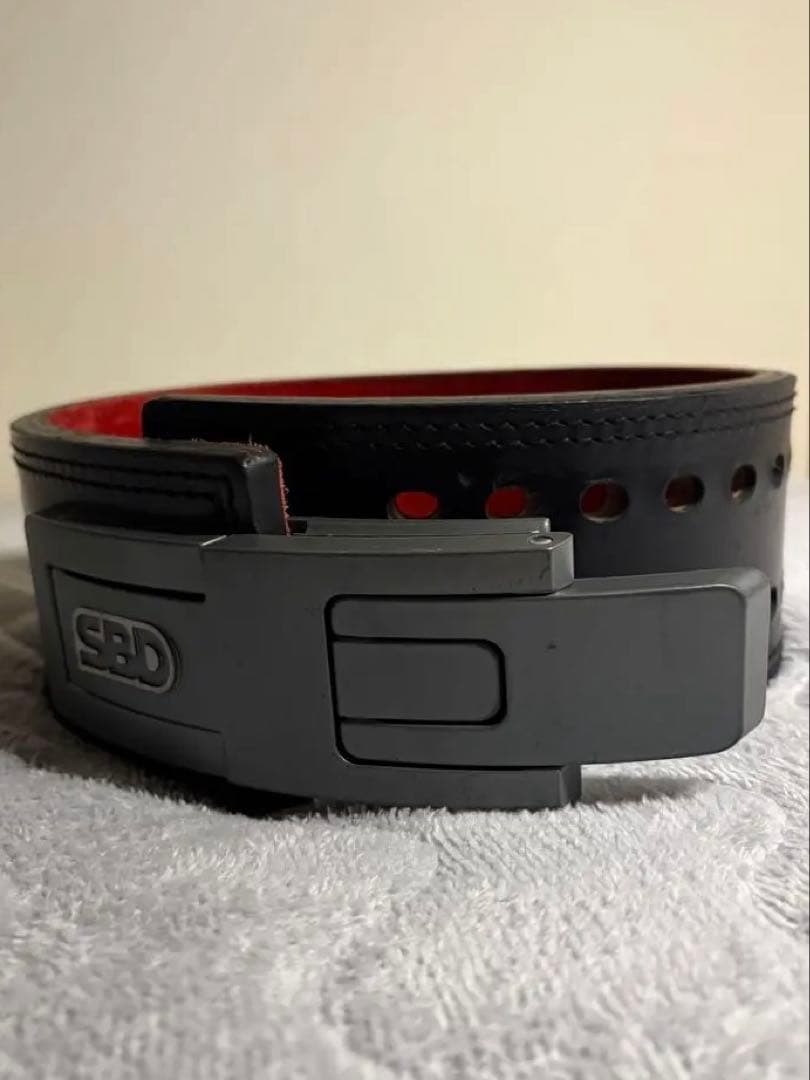 SBD パワーベルト 黒/赤