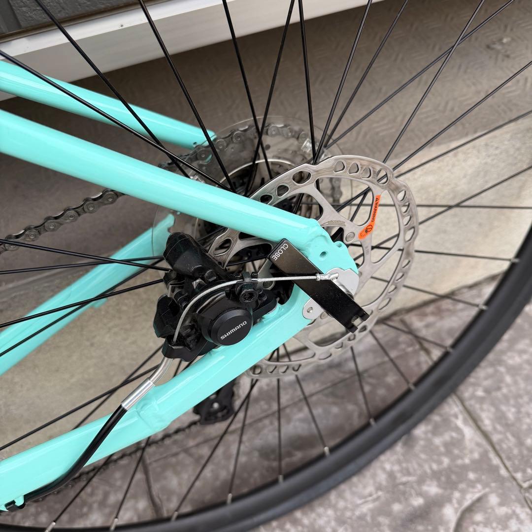 パ*ん様 BIANCHI VIANIRONE7DISC チェレステ/チタニウムシ