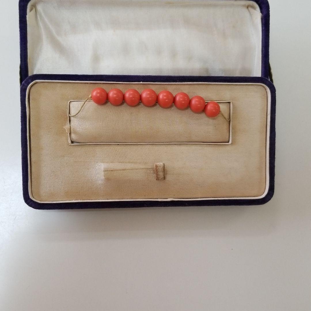 アンティーク大粒サンゴかんざしセット