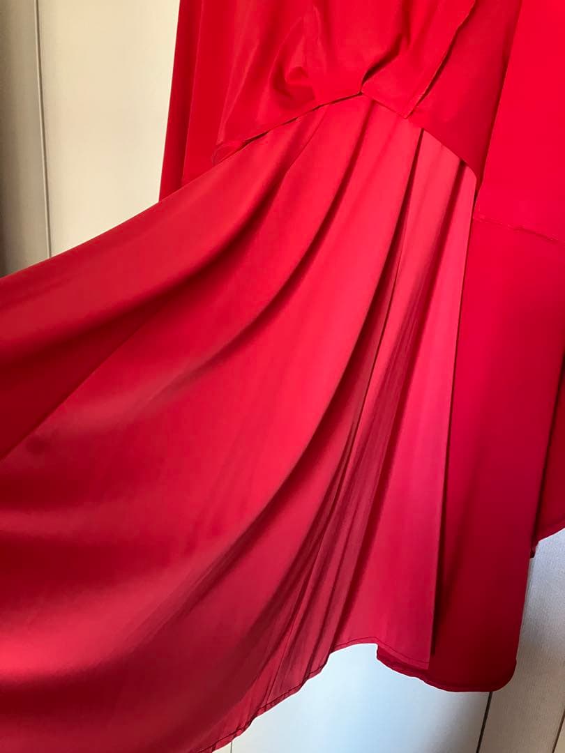 社交ダンス用赤と黒のドレス