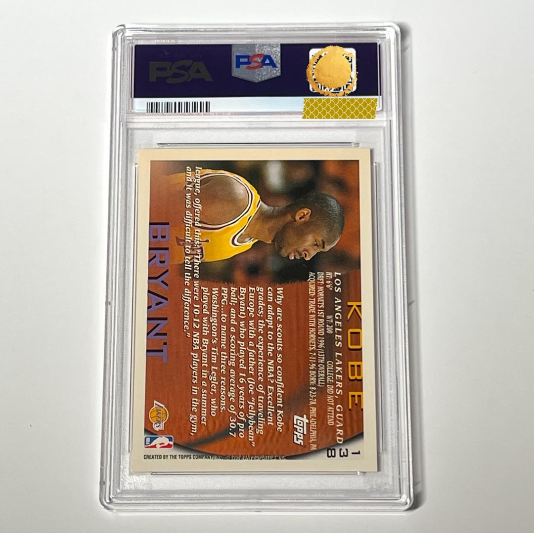 `96 PSA鑑定済 コービー ルーキーKOBE BRYANT RC TOPPS