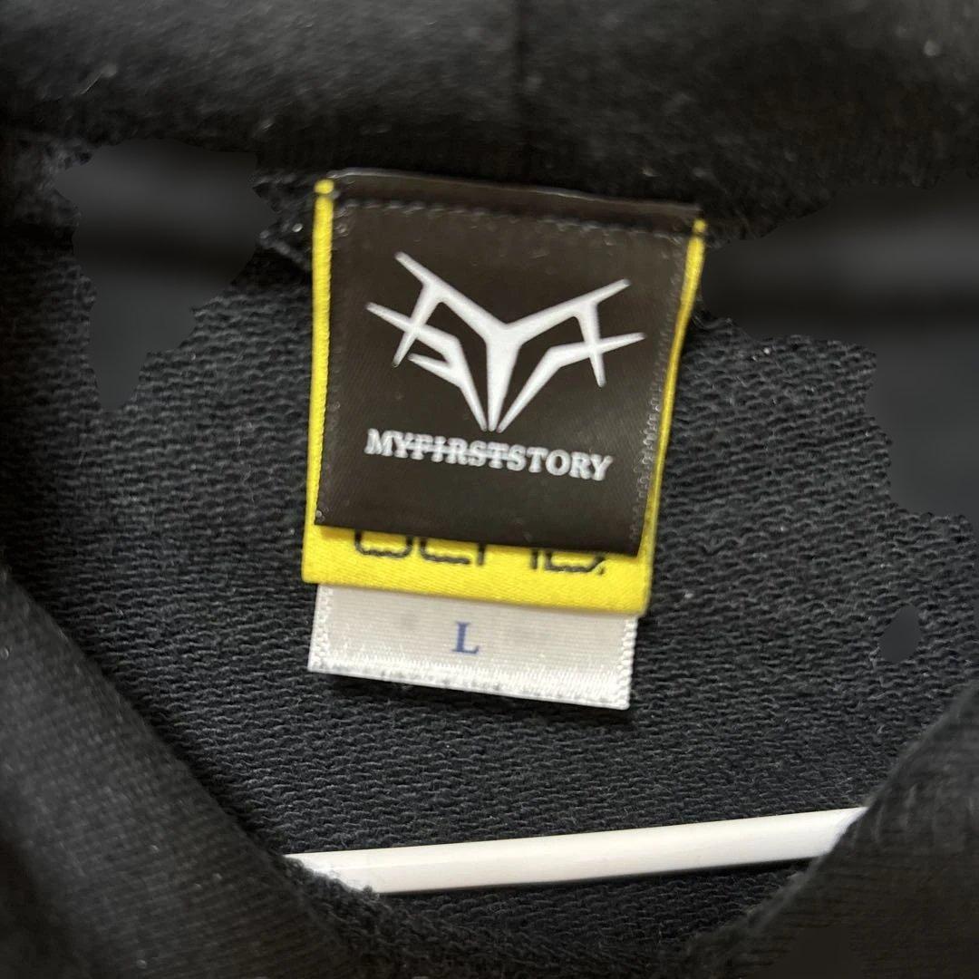 MY FIRST STORY Logo Hoodie ブラック L