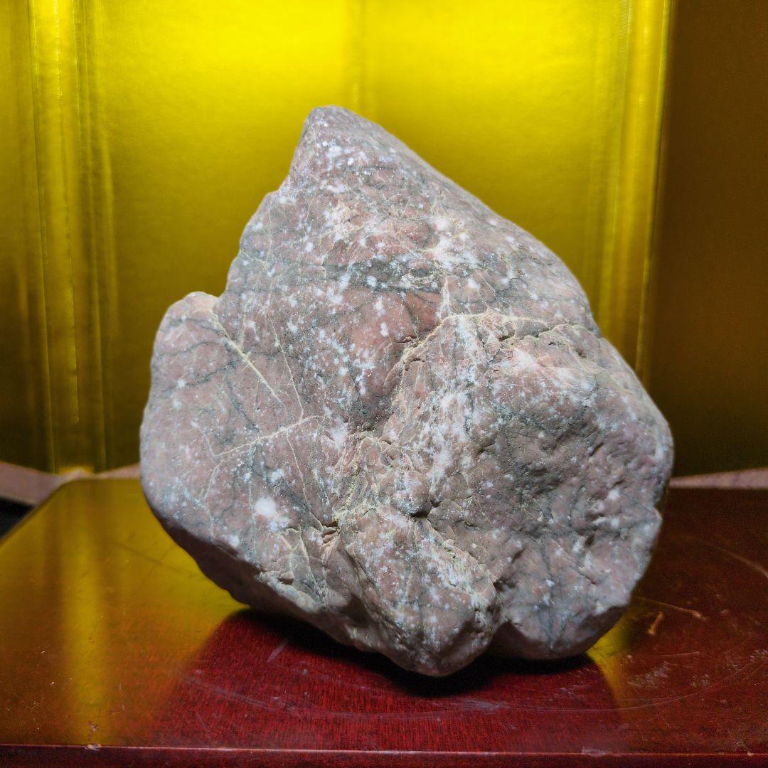 赤石 原石 ピンク石 約1.11kg 天然石 未加工 鑑賞用 水石 希少 レア