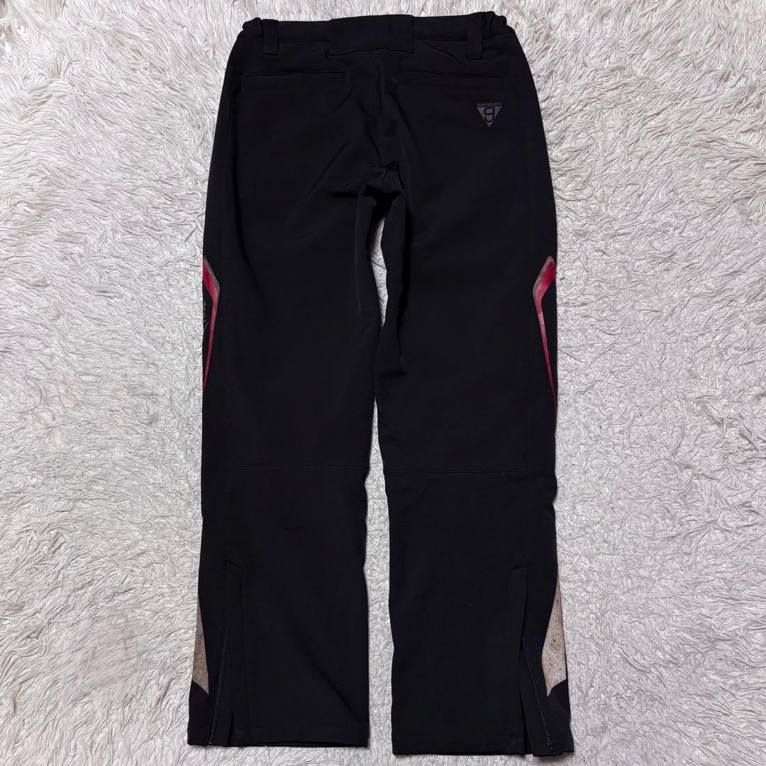 gamakatsu フィッシング用 ソフトシェルスーツ 上下 ブラック M