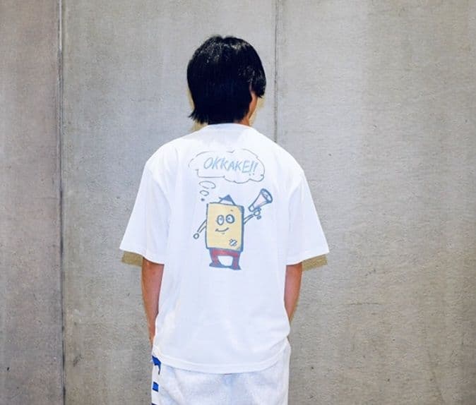 新品　マカロニえんぴつ　ロゴビッグTシャツ　　　　OKKAKE 　Mサイズ