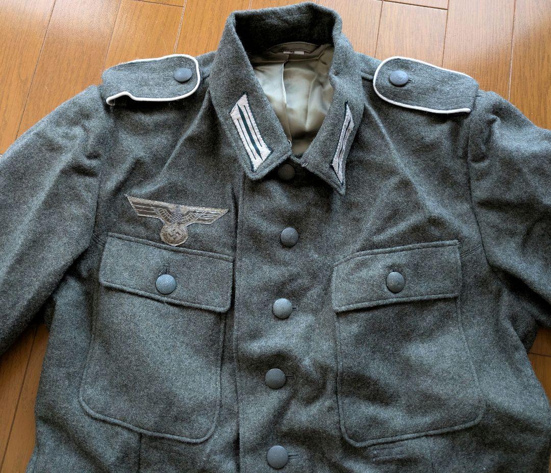 ドイツ軍戦闘服 ウール製 グレー