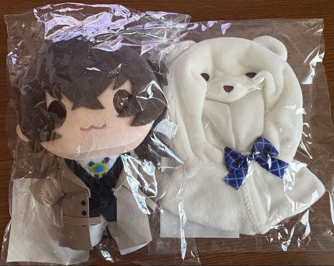 れ*い様 文豪ストレイドッグス くじ引き堂 太宰 治 ぬいぐるみ ポンチョ くま