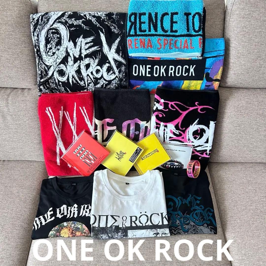 ONE OK ROCK Tシャツ、タオル、ラバーバンド、CD まとめ売り