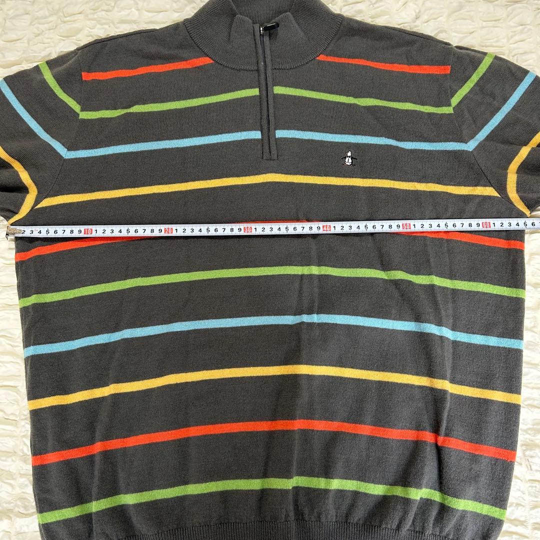 Munsingwear マンシング ゴルフ ハーフジップセーター ニット 3L