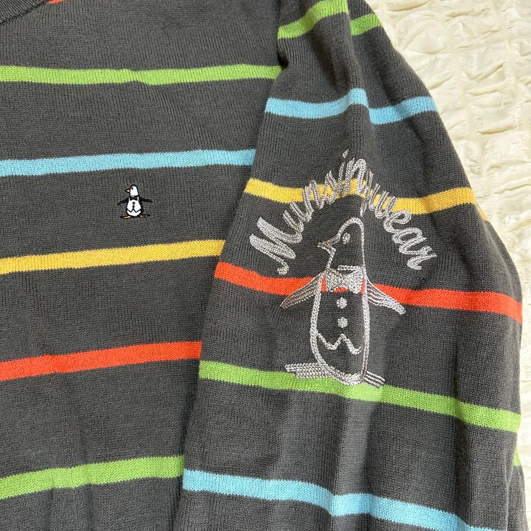 Munsingwear マンシング ゴルフ ハーフジップセーター ニット 3L