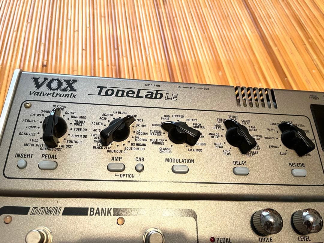 【VOX】ToneLab LE 真空管搭載マルチエフェクター