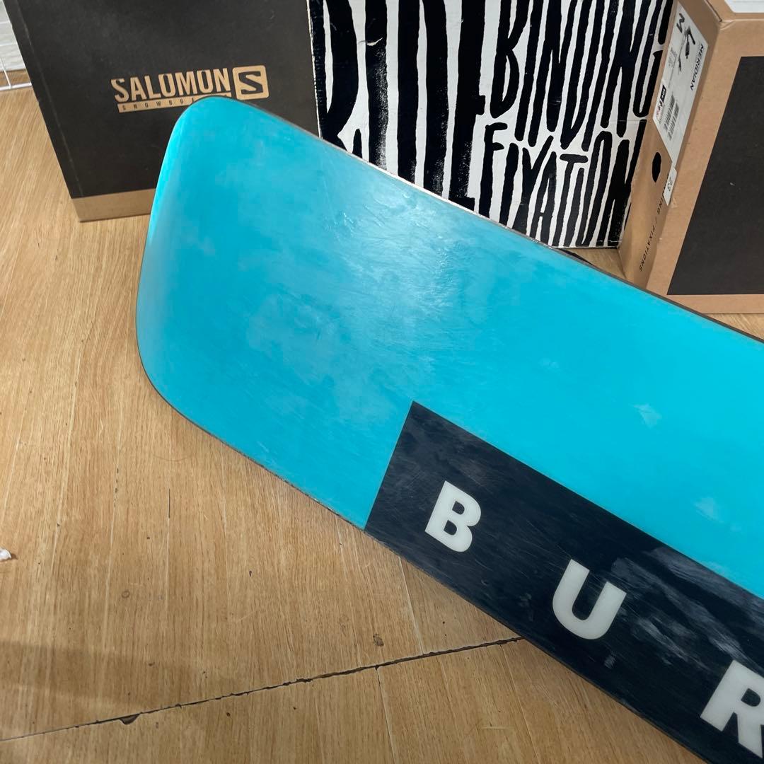 BURTON×FLOW　バートン　スノーボード　フロー　バインディング付