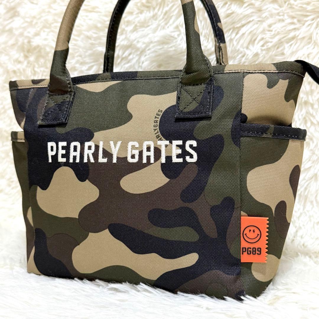 PEARLY GATES 迷彩 カモフラ カートバッグ トートバッグ ゴルフ用品