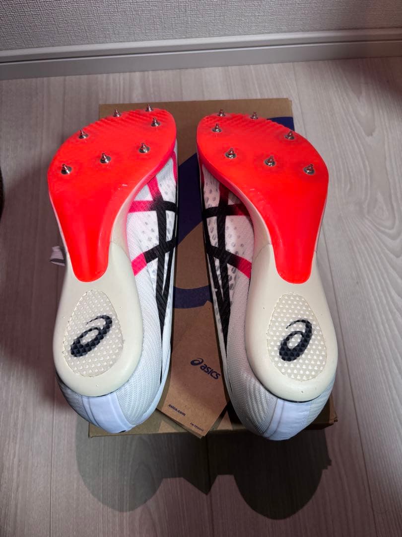 asics メタスピードSP 27.0cm ホワイト/ブラック/レッド