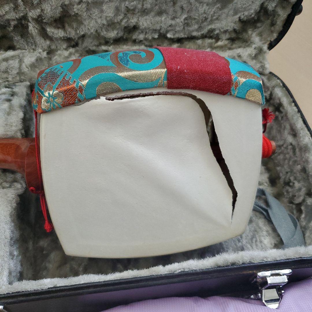 三味線 本体 中古 ケース付き 現状品