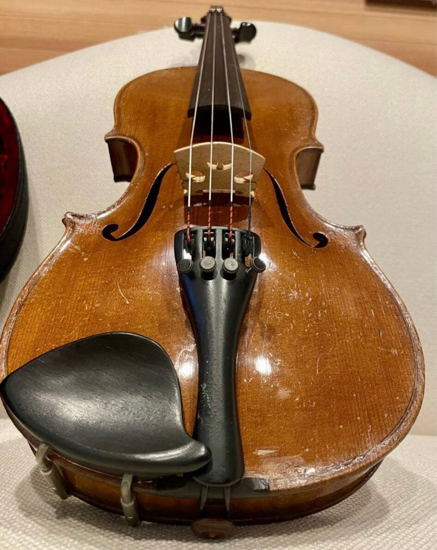 1/2 バイオリン モダン フレンチ 一枚板 フランス 1900年頃