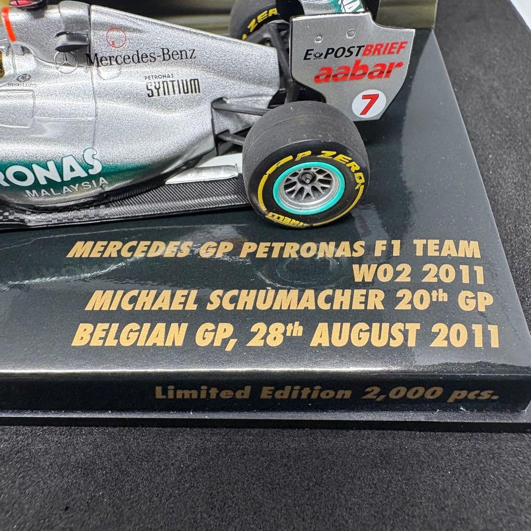 1/43 PMA メルセデス W02 M.シューマッハ2011 ベルギーGP