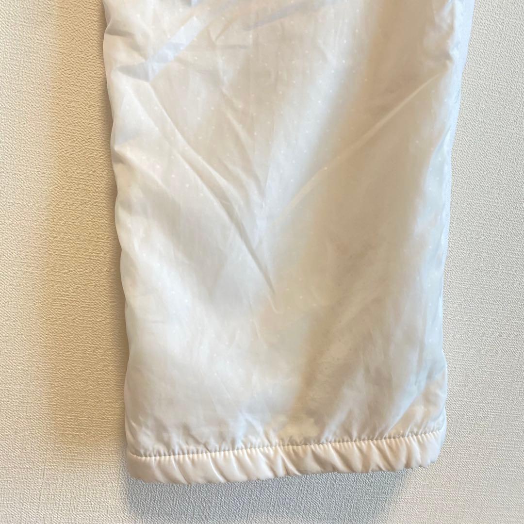 カステルバジャック ゴルフ 中綿ジャケット　パンツ セットアップ 白 M 防寒