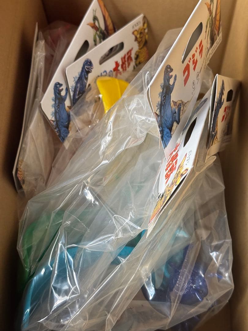 マルサンソフビレインボーシリーズ02 ✳️モスラ 7体セット