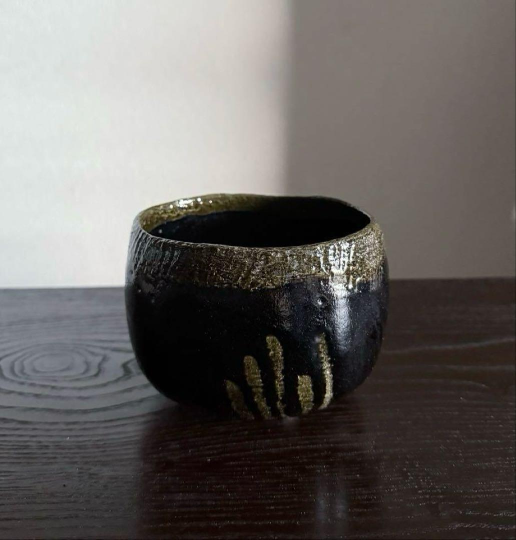 茶道具 黒茶碗 光悦写 雨雲 紫楽造
