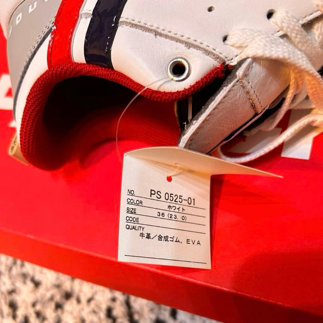 新品 ONOFF×PATRICK ゴルフシューズ ホワイト/レッド