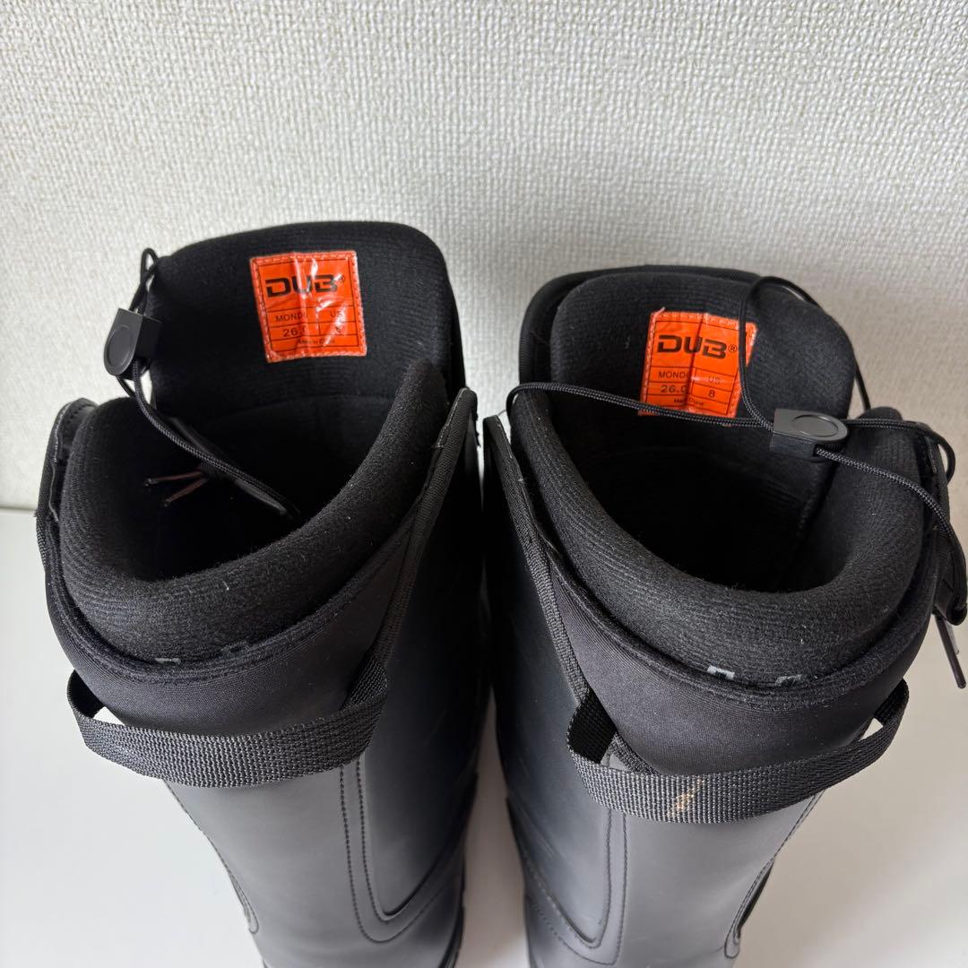 DUB ダブ　スノーボードブーツ　26cm BOAフィットシステム　黒　ブラック