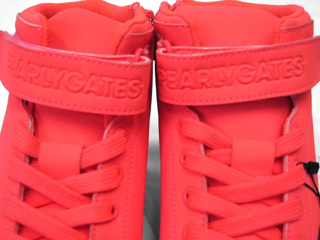 【専用】展示品●パーリーゲイツ●サイドロゴ　ミドルカット　スパイクシューズ