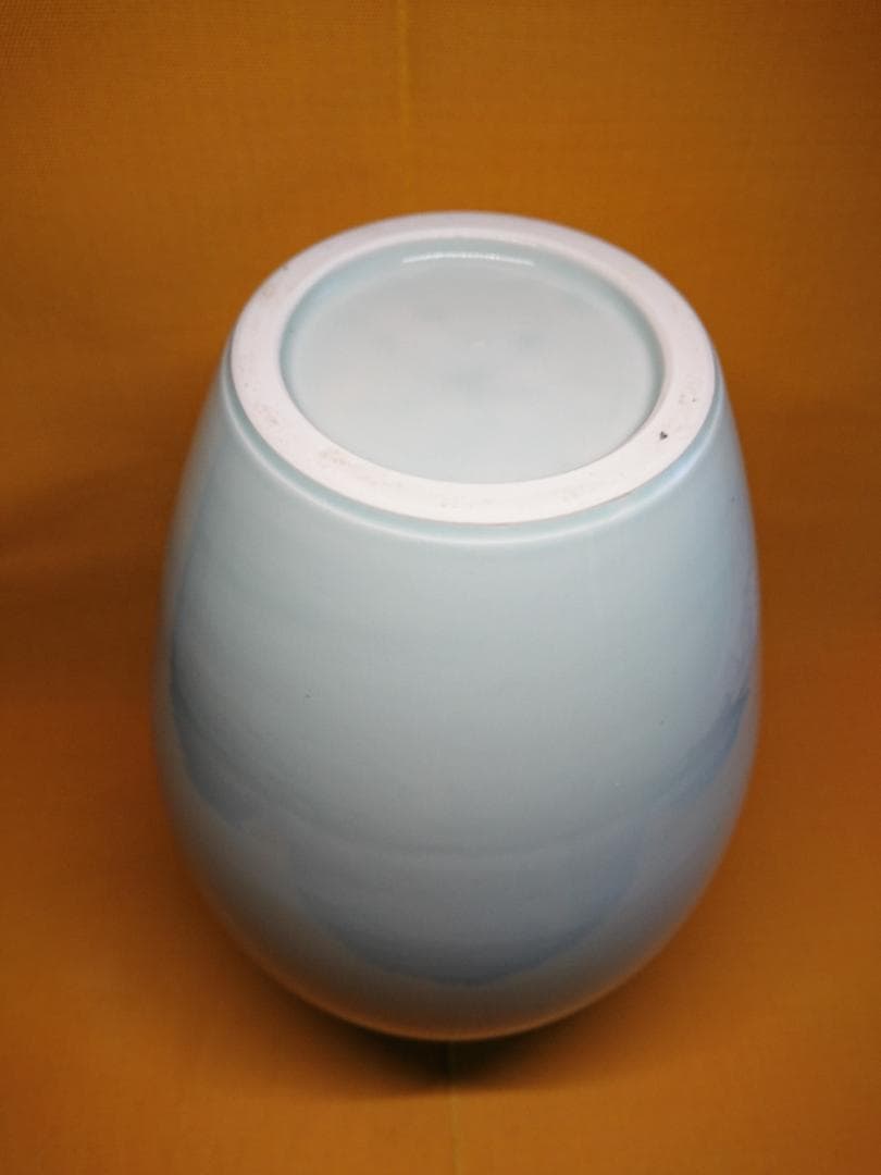 美品　花瓶　壺　青磁　骨董　置物　インテリア　工芸品　美術品　A3150