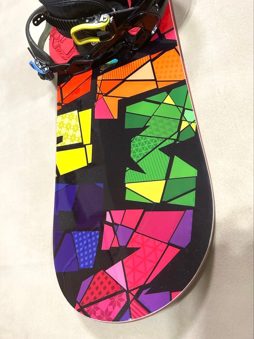 美品　スノーボードセット　SALOMONセット　154 ビンディング付　ケース付