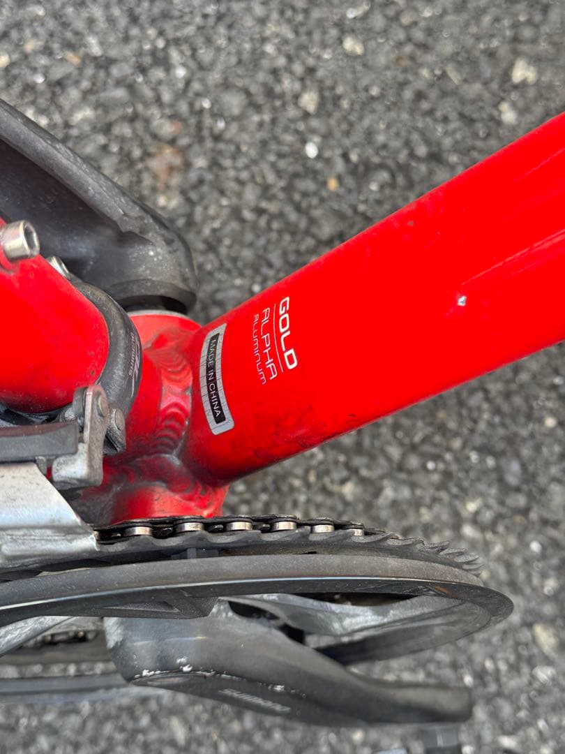 TREK 赤 クロスバイク スポーツサイクル