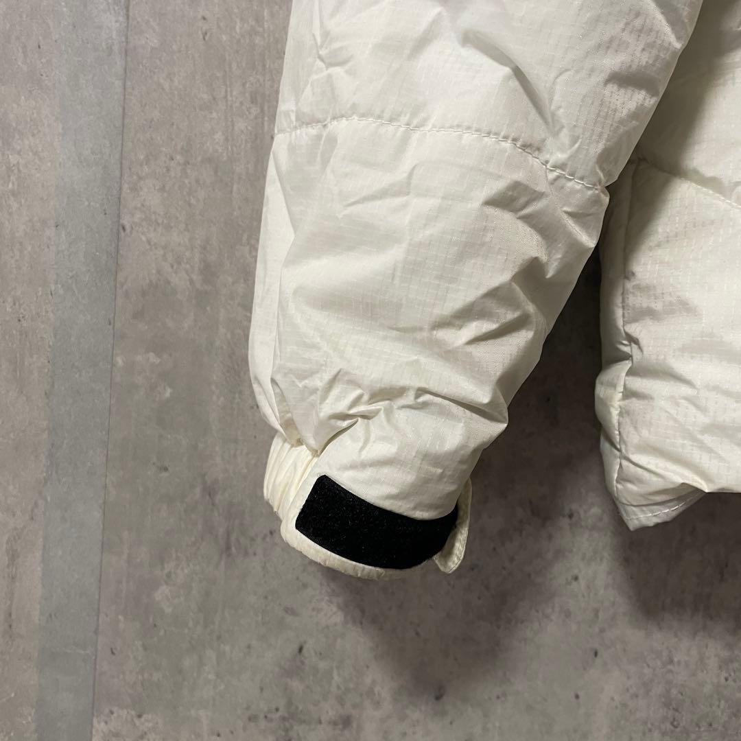 salomonサロモンスキーウェアスノーボードジャケットダウン中綿パーカー白希少