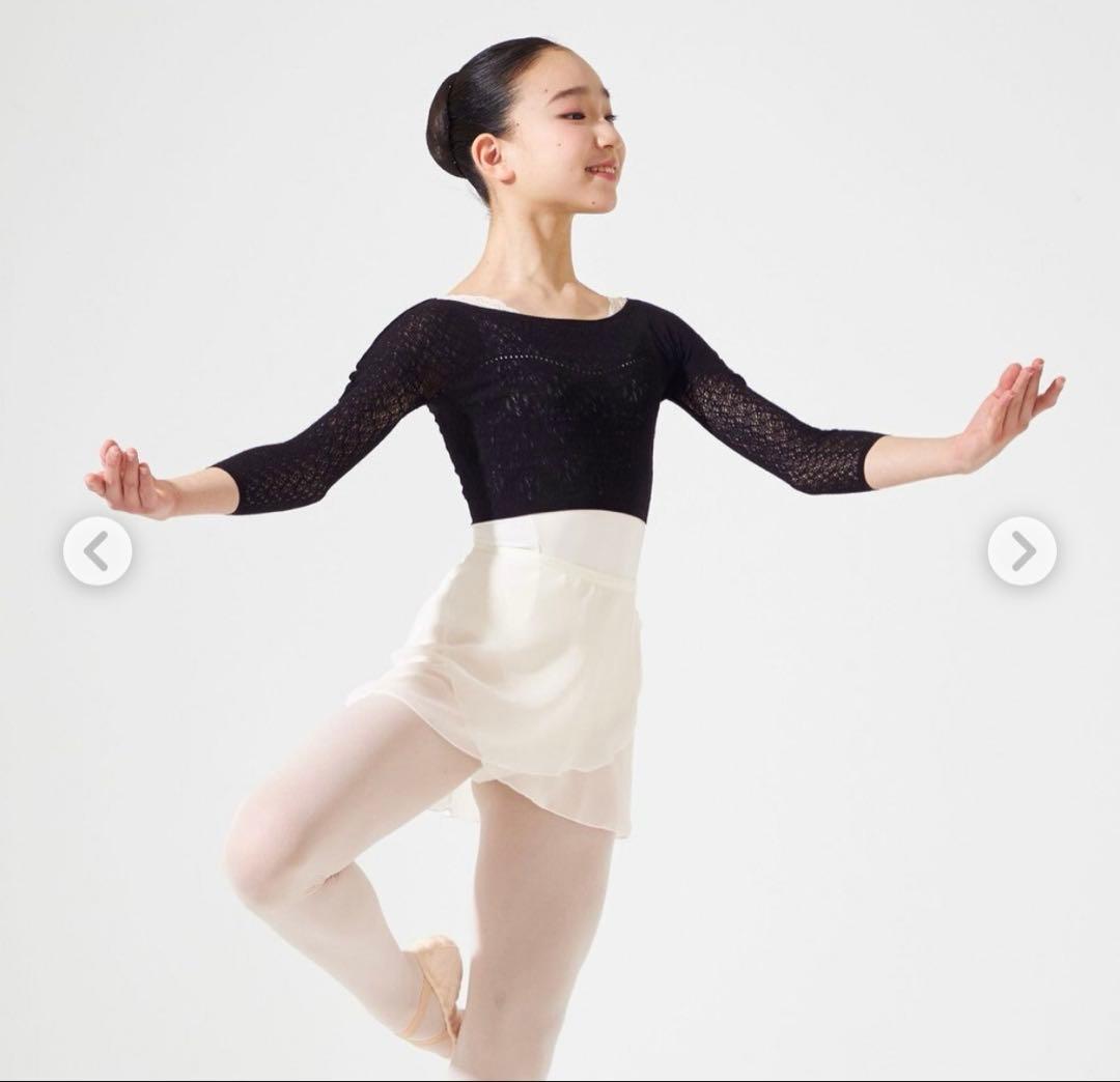 【新品】　チャコット　バレエ　ノーソーイングニット　フェアリーレースショート