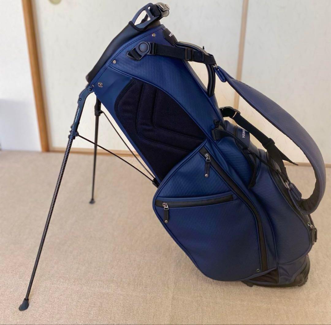 Vessel スタンド式ゴルフバッグ ネイビー