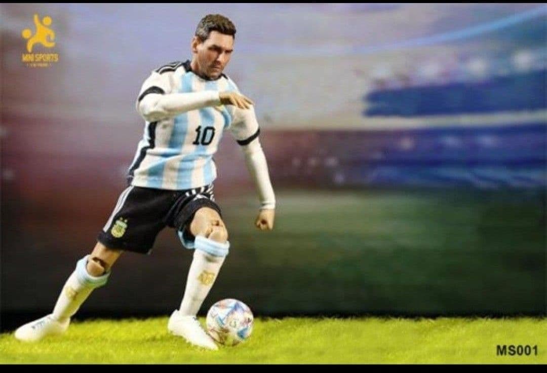 新品未使用　1/12　メッシ　アクションフィギュア　MiniSports