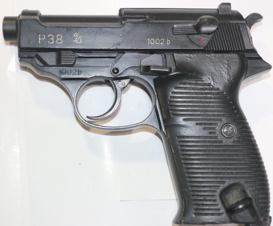 マルシン工業ABS樹脂ガスガン　ワルサーＰ３８Ｋ　ASGK合法品　ホルスター付き