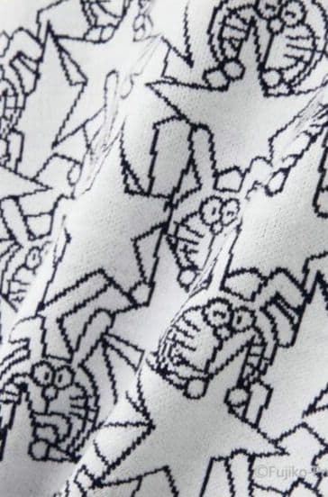 再再再値下新品　ジャックバニー　ニット5 ドラえもん　白　メンズ定価19800円