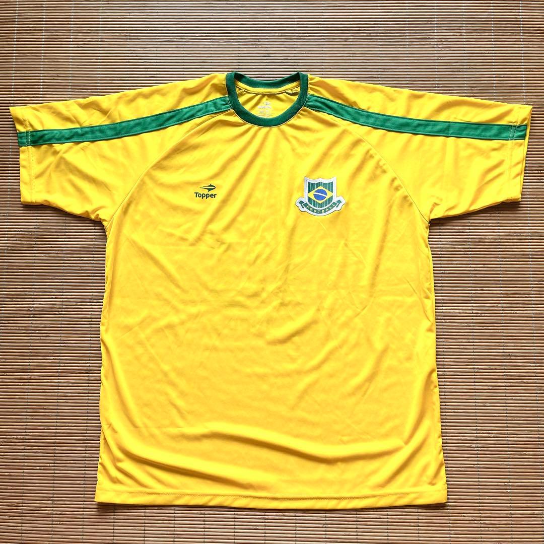 美品　TOPPER サッカー　ブラジル代表 ユニフォーム　XLサイズ　現地購入