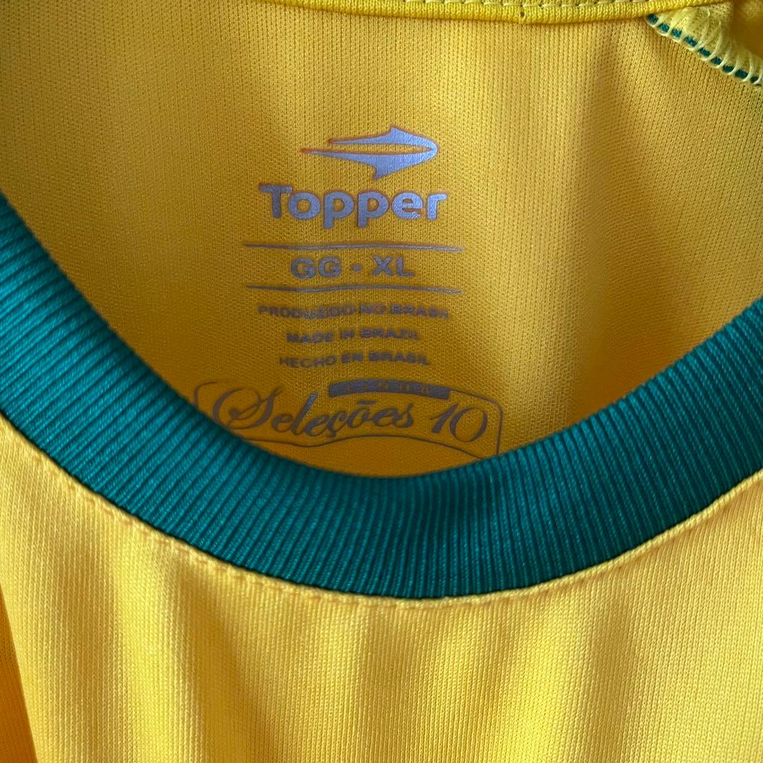 美品　TOPPER サッカー　ブラジル代表 ユニフォーム　XLサイズ　現地購入