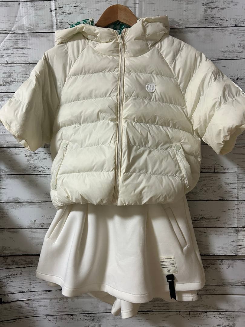 レディースゴルフウェアセットアップ　白