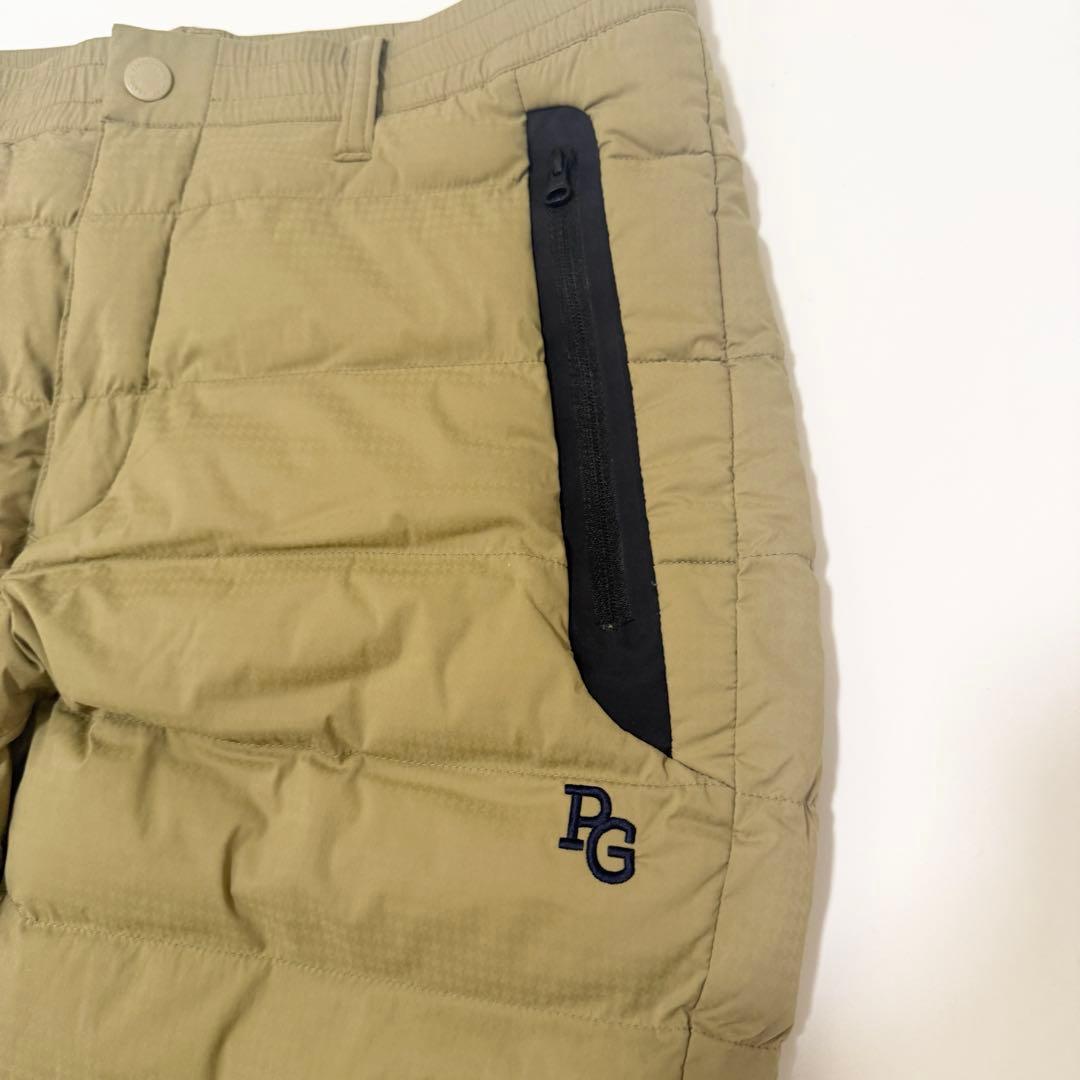 パーリーゲイツ　パンツ　中綿　ストレッチ　ベージュ　防寒　サイズ6　メンズ