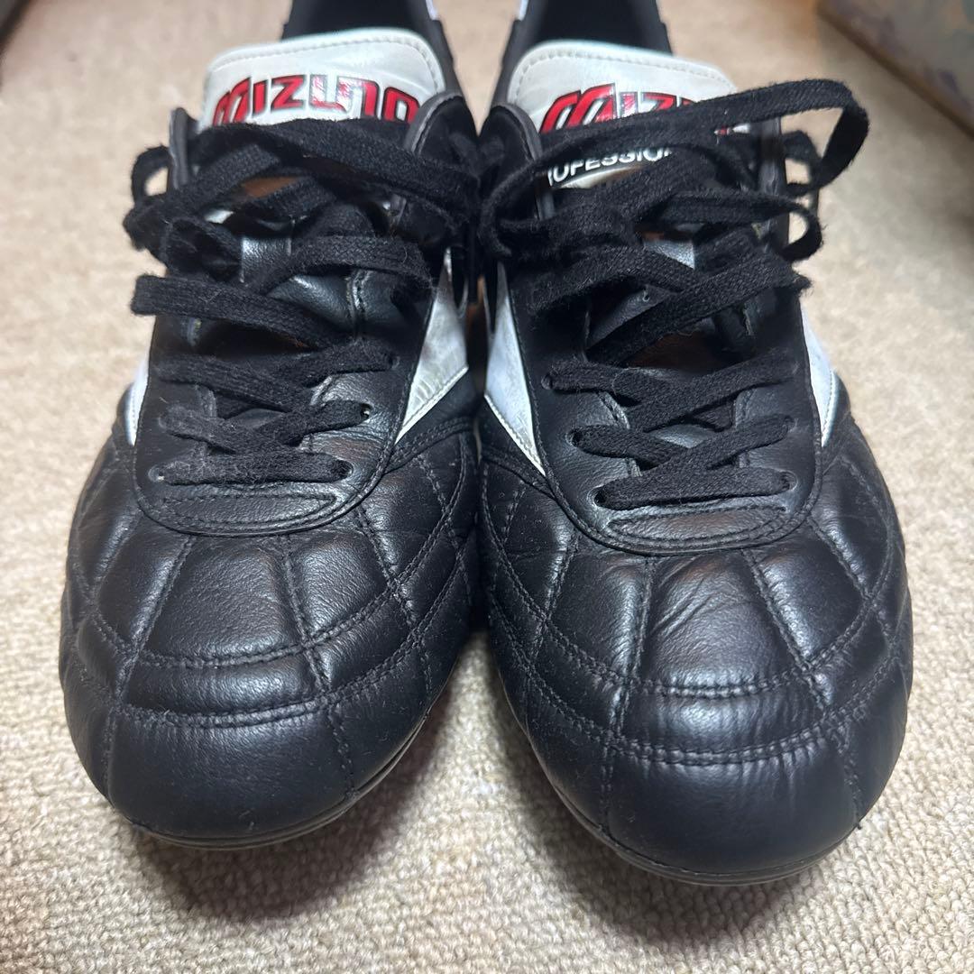 25.5cmミズノ モレリア II JAPAN ショートタン/クロスステッチ