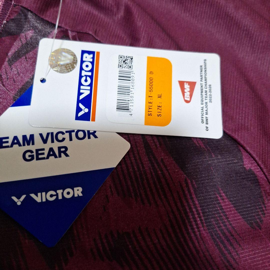 完売XL【奈良岡選手着用正規品】ビクター ゲームシャツ T-55000