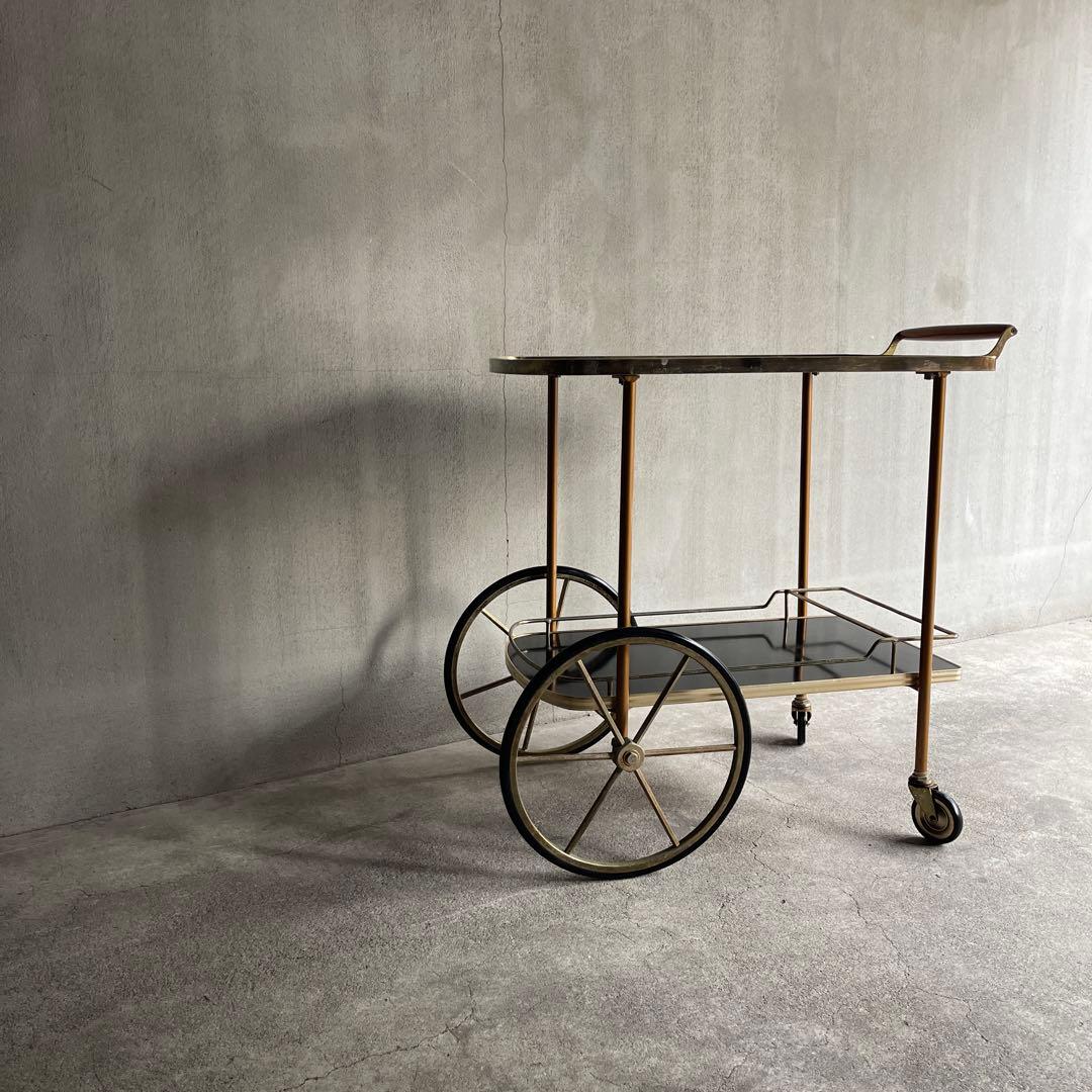 英国　PILKINGTON キッチンカート　ティートロリー　オールドヴィンテージ