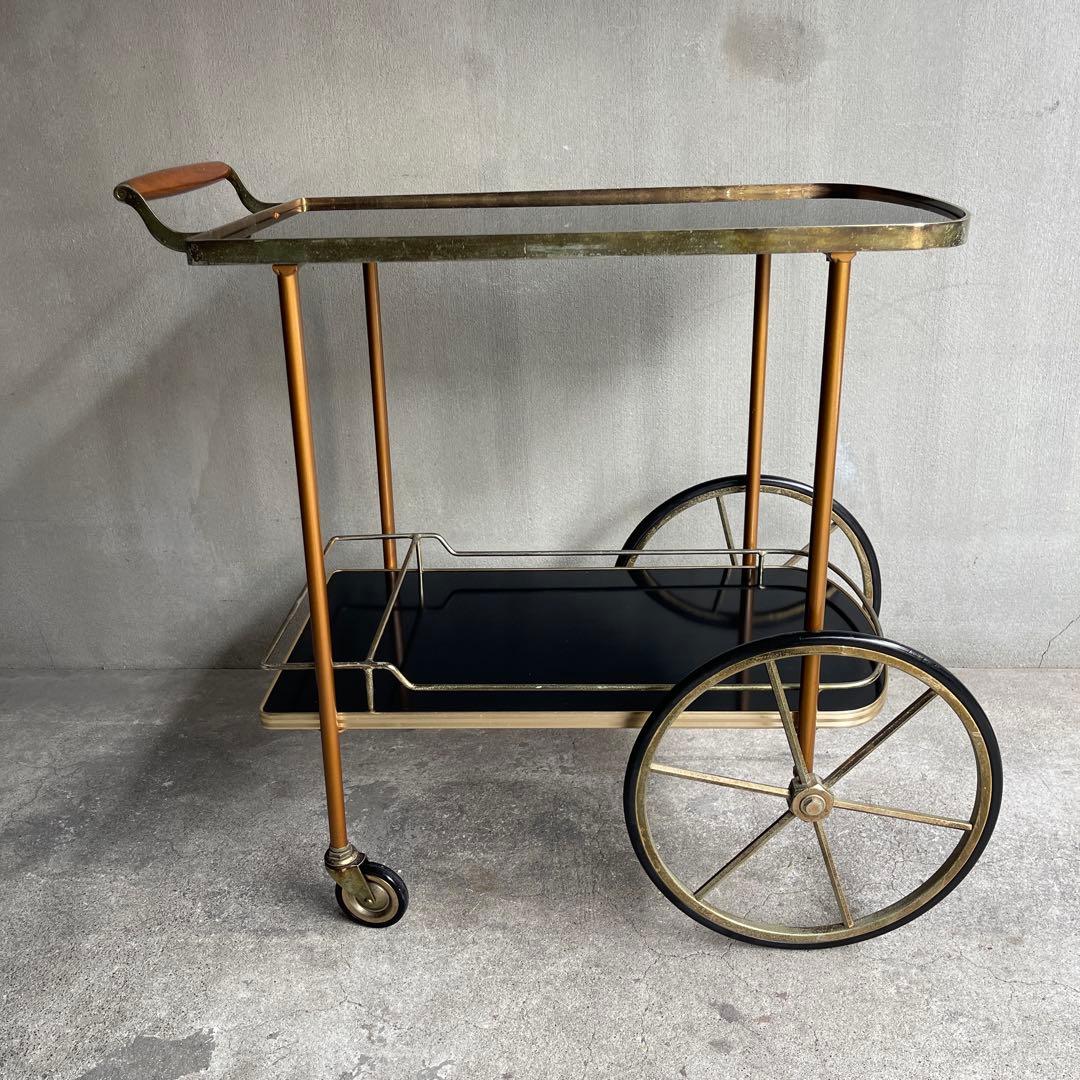 英国　PILKINGTON キッチンカート　ティートロリー　オールドヴィンテージ