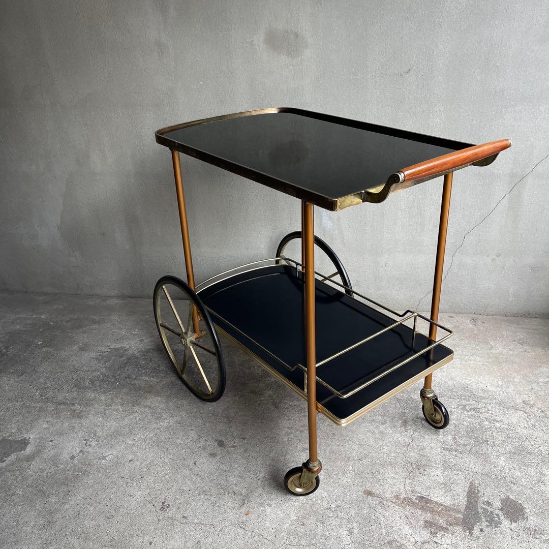 英国　PILKINGTON キッチンカート　ティートロリー　オールドヴィンテージ