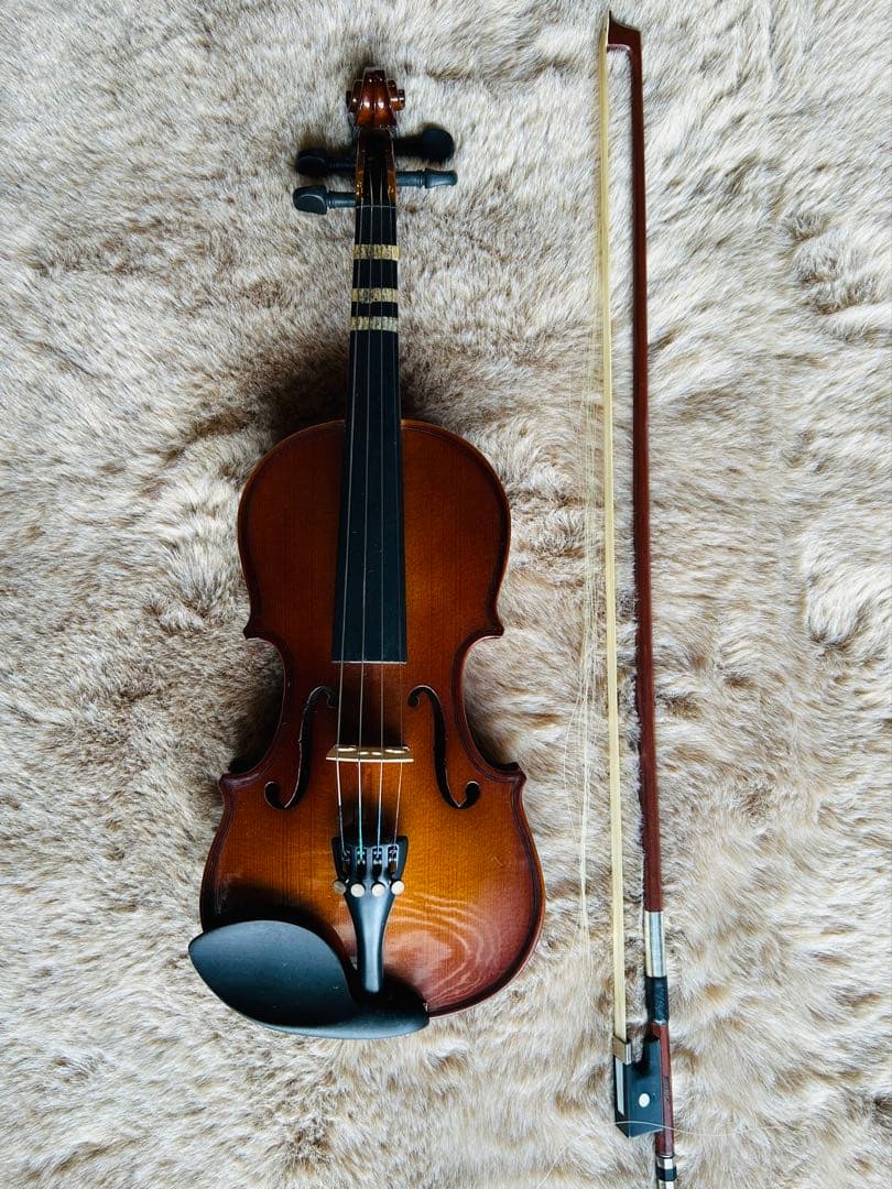 月末値下げ‼︎ 要メンテSynwin バイオリン 1/8 ケース、松ヤニ、肩当て